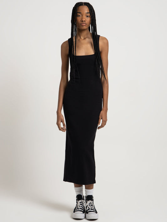 Misty Square Neck Midi Dress