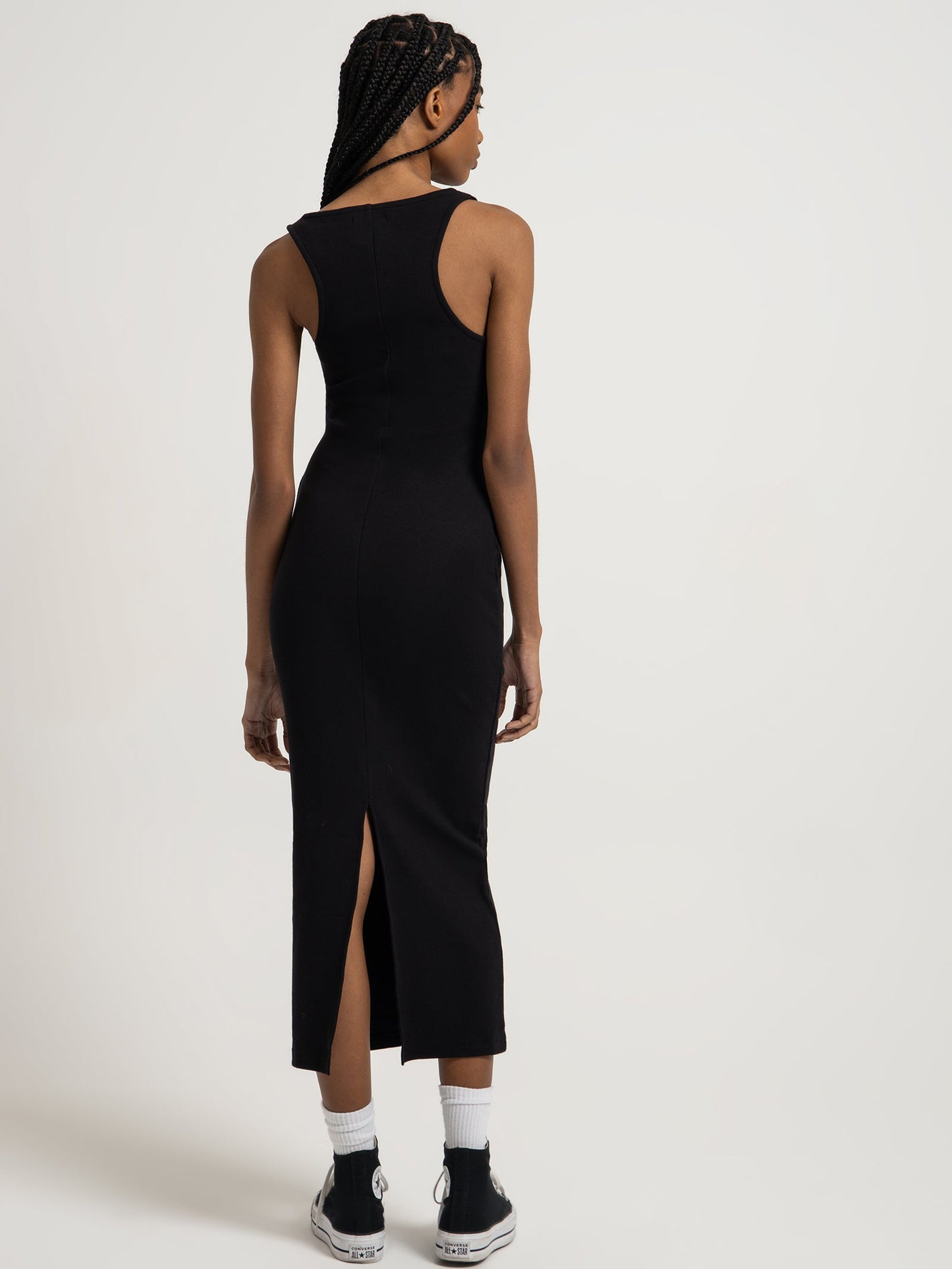 Misty Square Neck Midi Dress